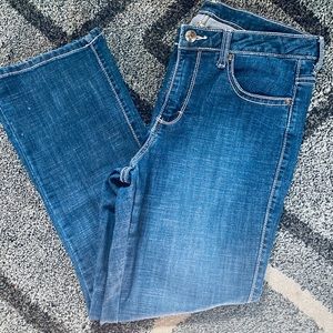 Aura medium wash boot cut denim